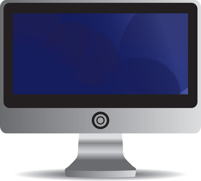 Vector iMac Graphic